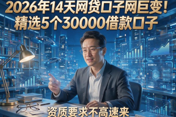 2026年14天网贷口子网巨变!精选5个30000借款口子,资质要求不高速来