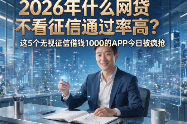2026年什么网贷不看征信通过率高?这5个无视征信借钱1000的APP今日被疯抢!