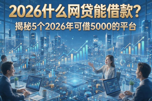 2026什么网贷能借款？揭秘5个2026年可借5000的平台