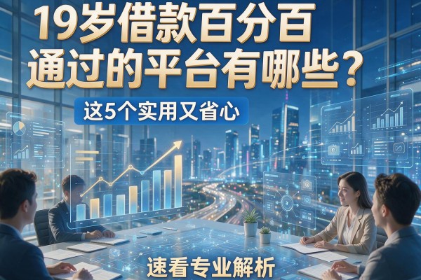 19岁借款百分百通过的平台有哪些？这5个实用又省心，速看专业解析！