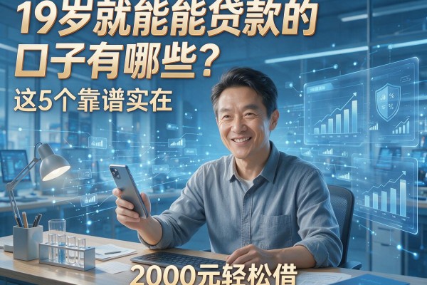 19岁就能贷款的口子有哪些?这5个靠谱实在,2000元轻松借!