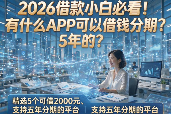 2026借款小白必看!有什么APP可以借钱分期5年的?精选5个可借2000元、支持五年分期的平台