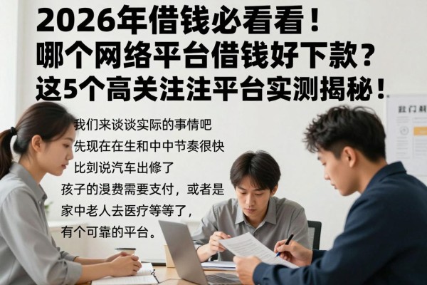 2026年借钱必看!哪个网络平台借钱好下款?这5个高关注度平台实测揭秘!