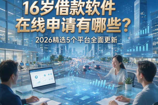 16岁借款软件在线申请有哪些?2026精选5个平台全面更新!