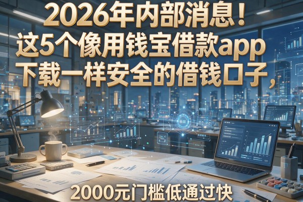2026年内部消息!这5个像用钱宝借款app下载一样安全的借钱口子,2000元门槛低通过快