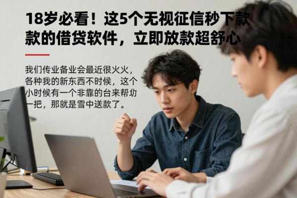 18岁必看！这5个无视征信秒下款的借钱软件，立马放款超舒心