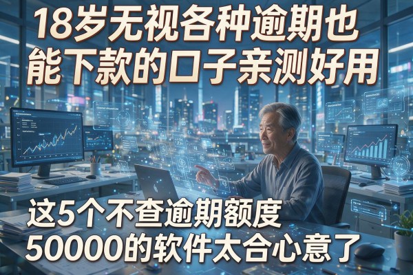 18岁无视各种逾期也能下款的口子亲测好用,这5个不查逾期额度50000的软件太合心意了