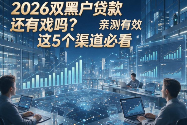 2026双黑户贷款还有戏吗?这5个渠道必看,亲测有效!