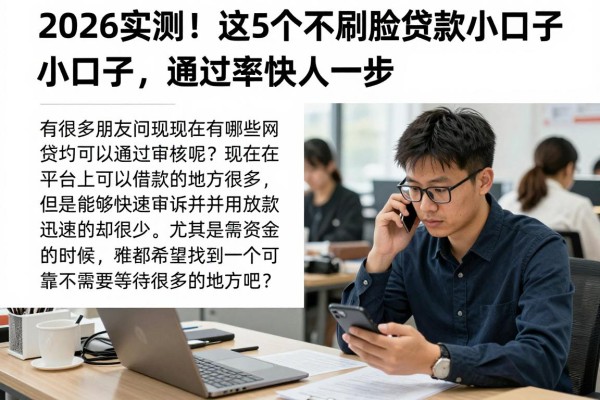 2026实测！这5个不刷脸贷款小口子，通过率快人一步