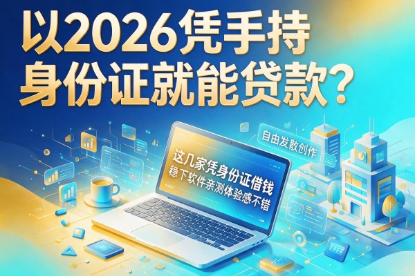 2026凭手持身份证就能贷款？这几家凭身份证借钱稳下软件亲测体验感不错