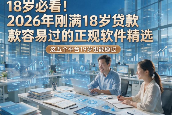 18岁必看!2026年刚满18岁贷款容易过的正规软件精选,这五个平台19岁也能稳过