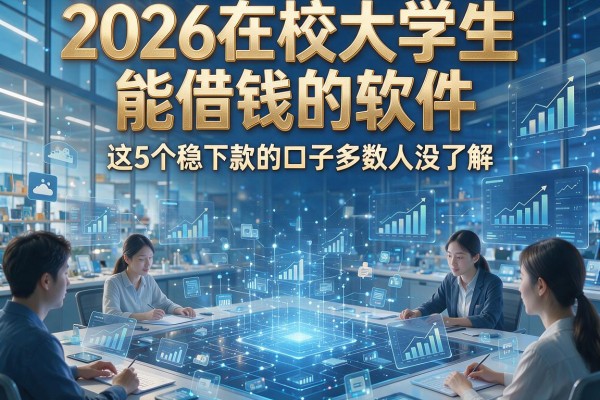2026在校大学生能借钱的软件,这5个稳下款的口子多数人没了解!