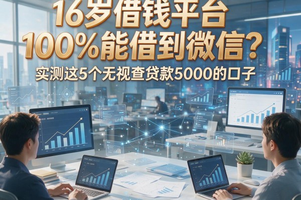 16岁借钱平台100%能借到微信?实测这5个无视查贷款5000的口子!