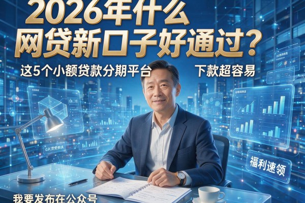 2026年什么网贷新口子好通过？这5个小额贷款分期平台下款超容易，福利速领！
