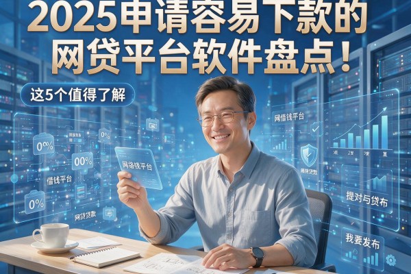 2025申请容易下款的网贷平台软件盘点!这5个值得了解