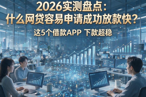 2026实测盘点:什么网贷容易申请成功放款快?这5个借款APP下款超稳!