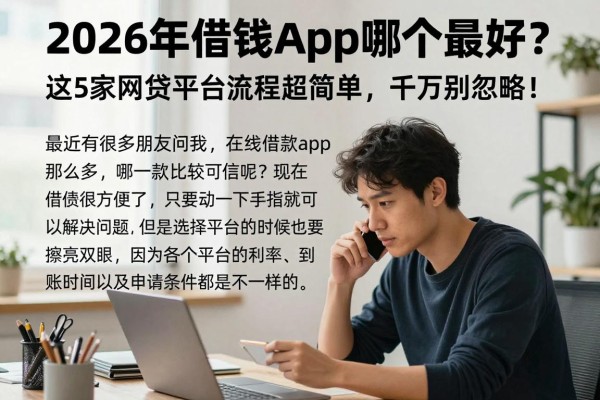 2026年借钱app哪个最好?这5家网贷平台流程超简单,千万别忽略!