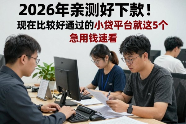 2026年亲测好下款！现在比较好通过的小贷平台就这5个，急用钱速看