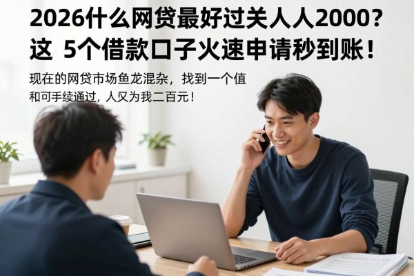 2026什么网贷最好过关人人2000？这5个借款口子火速申请秒到账！
