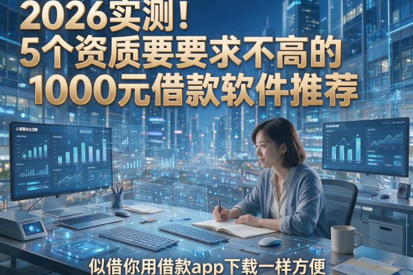 2026实测!5个资质要求不高的1000元借款软件推荐,类似借你用借款app下载一样方便