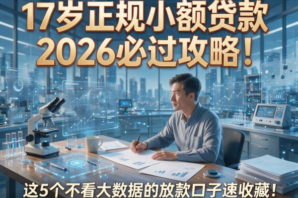 17岁正规小额贷款2026必过攻略!这5个不看大数据的放款口子速收藏