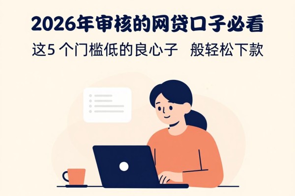 2026年审核的网贷口子必看!这5个门槛低的良心口子,资质一般也能轻松下款