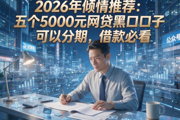 2026年倾情推荐：五个5000元网贷黑口子可以分期，借款必看！