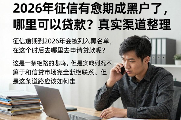 2026年征信有逾期成黑户了，哪里可以贷款？真实渠道整理