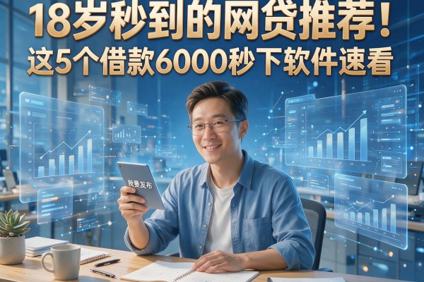 18岁秒到的网贷推荐!这5个借款6000秒下软件速看