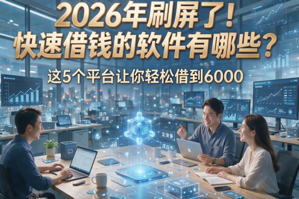 2026年刷屏了!快速借钱的软件有哪些?这5个平台让你轻松借到6000