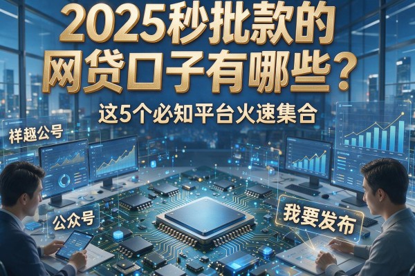2025秒批款的网贷口子有哪些?这5个必知平台火速集合!