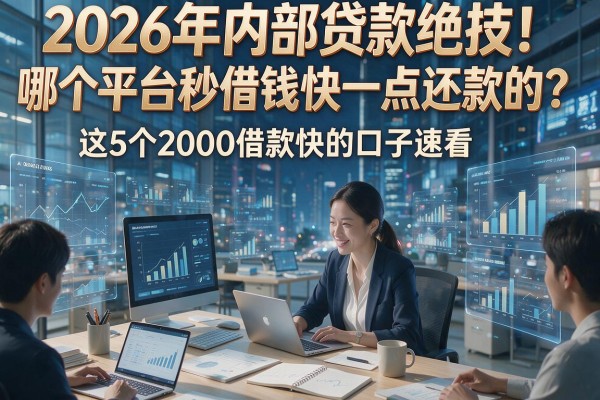 2026年内部贷款绝技!哪个平台秒借钱快一点还款的?这5个2000借款快的口子速看