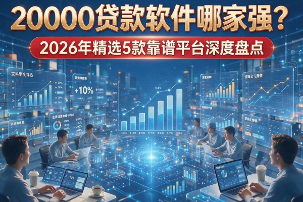20000贷款软件哪家强?2026年精选5款靠谱平台深度盘点!