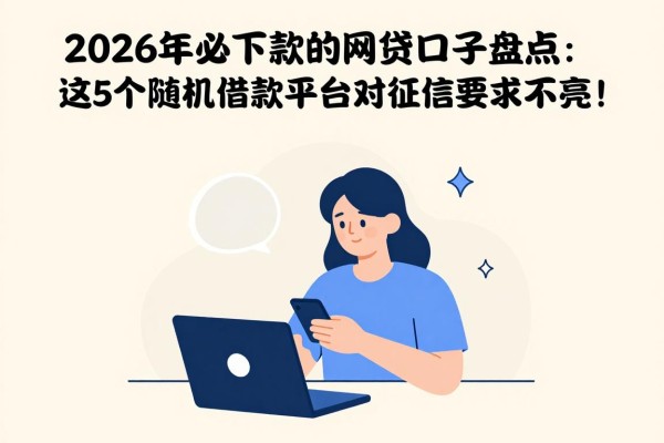 2026年必下款的网贷口子盘点:这5个随机借款平台对征信要求不高!