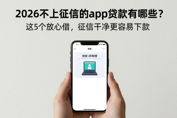 2026不上征信的app贷款有哪些？这5个放心借，征信干净更容易下款