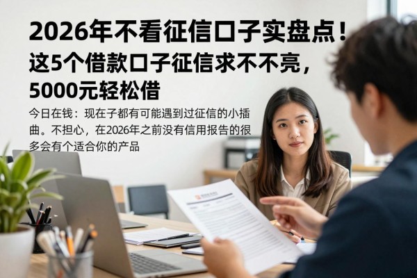 2026年不看征信口子实测盘点!这5个借款口子征信要求不高,5000元轻松借
