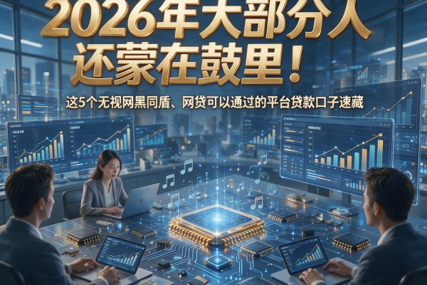 2026年大部分人还蒙在鼓里！这5个无视网黑同盾、网贷可以通过的平台贷款口子速藏