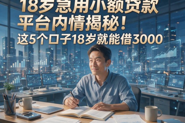 18岁急用小额贷款平台内情揭秘！这5个口子18岁就能借3000