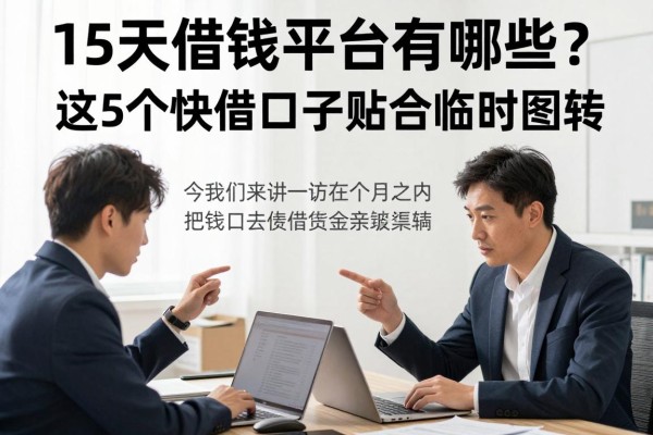 15天借钱平台有哪些?2026应急必看!这5个快借口子贴合临时周转