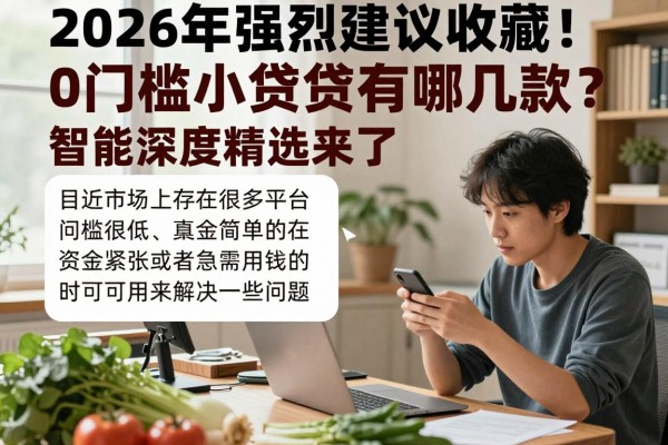 2026年强烈建议收藏!0门槛小额贷款有哪几款?智能深度精选来了!