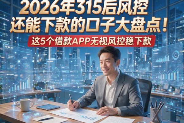 2026年315后风控还能下款的口子大盘点！这5个借款APP无视风控稳下款