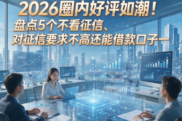 2026圈内好评如潮!盘点5个不看征信、对征信要求不高还能快速放款的借款口子