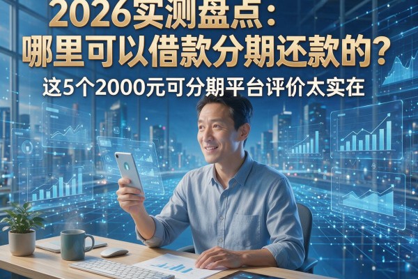 2026实测盘点:哪里可以借款分期还款的?这5个2000元可分期平台评价太实在
