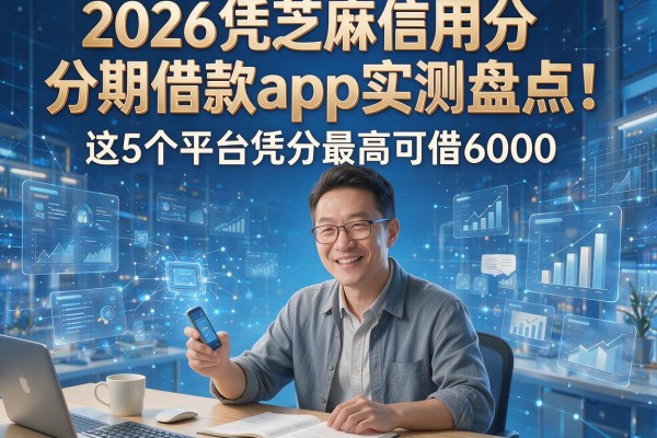 2026凭芝麻信用分分期借款app实测盘点!这5个平台凭分最高可借6000