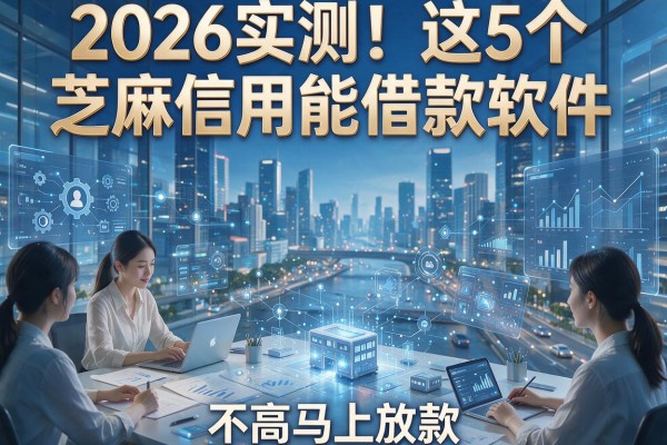 2026实测！这5个芝麻信用能借款软件，要求不高马上放款