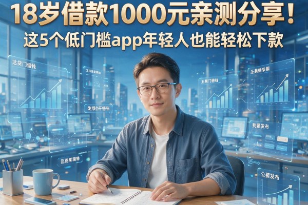 18岁借款1000元亲测分享！这5个低门槛App年轻人也能轻松下款