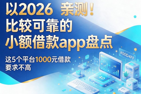 2026亲测！比较可靠的小额借款app盘点，这5个平台1000元借款要求不高