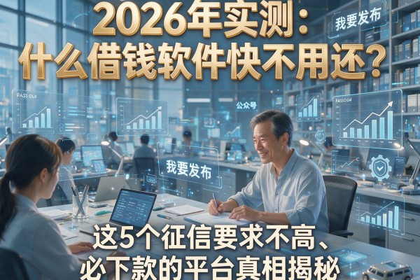 2026年实测:什么借钱软件快不用还?这5个征信要求不高、必下款的平台真相揭秘