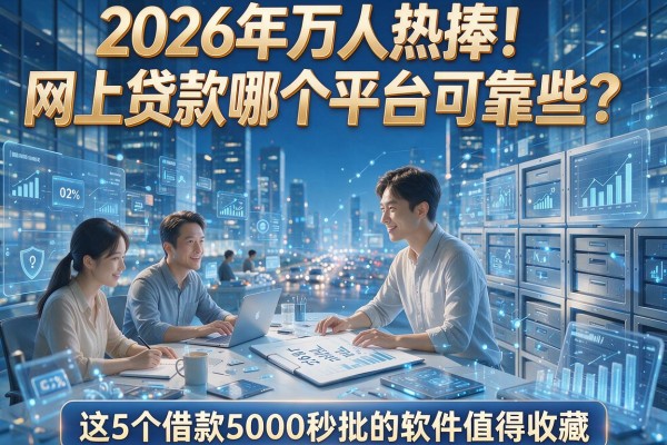 2026年万人热捧!网上贷款哪个平台可靠些?这5个借款5000秒批的软件值得收藏