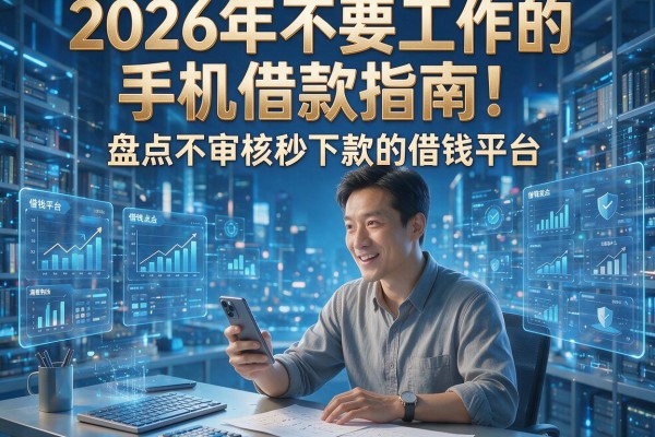 2026年不要工作的手机借款指南！盘点不审核秒下款的借钱平台